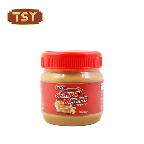 200g Bottle Packs Ready-to-eat Crunchy Peanut Butter for Supermarket