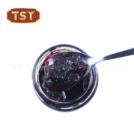 Glass Jar Less Sugar Sweet Fresh Fruit Blueberry Jam