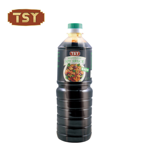 1L Cooking plastic bottle restaurant style Mushroom Soy Sauce