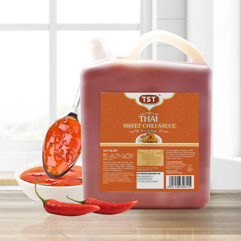 Low Sugar Spicy Sweet Chili Sauce Korean Thai Dipping Sauce for Home & Commercial Use