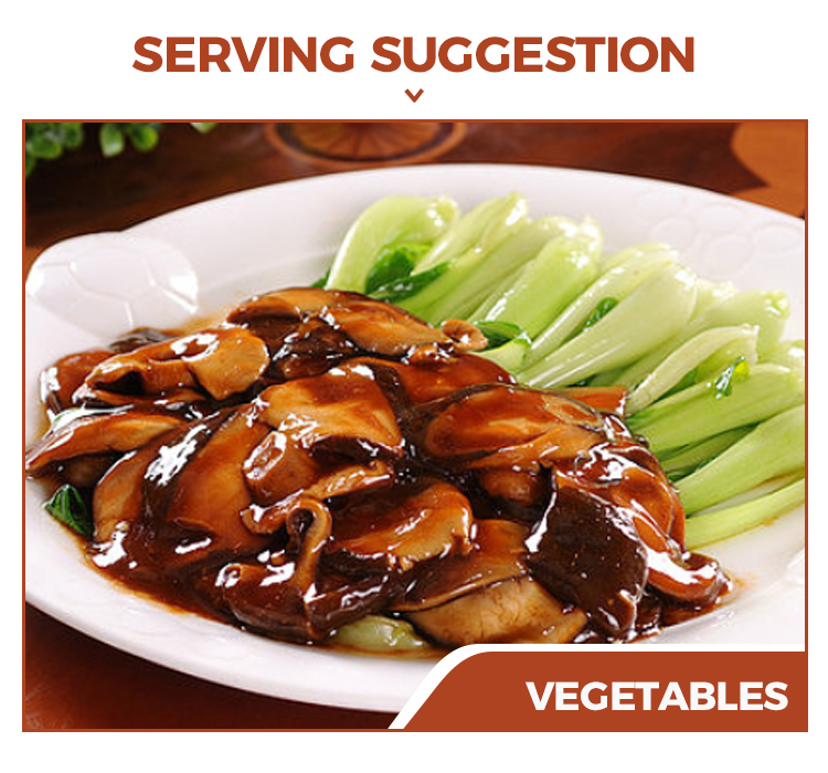 Serving Suggestion - Vegetarian Oyster Sauce