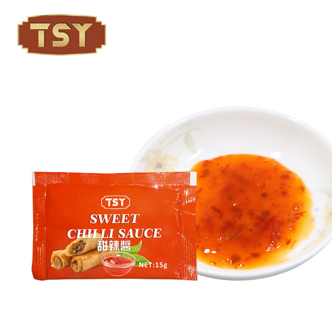 Sachet Packet Halal Take Away Hot Sweet Chilli Sauce for Dipping
