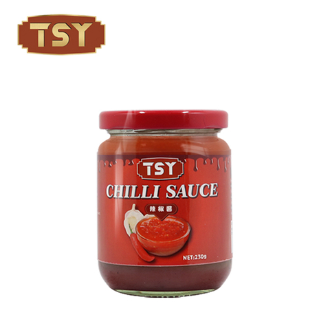230g Glass Bottle Cheap Price Heathy Chilli Sauce for Supermarket