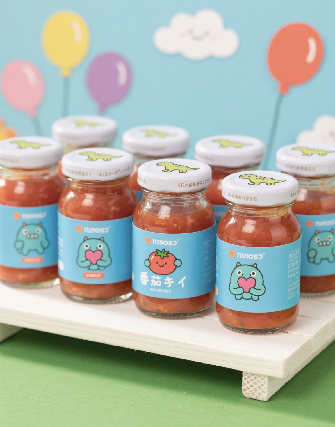 Children's Cartoon Fun Mixed Rice Sauce Series