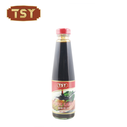 280g Glass Bottle Stir Fry Umami Premium Oyster Sauce For Vegetable