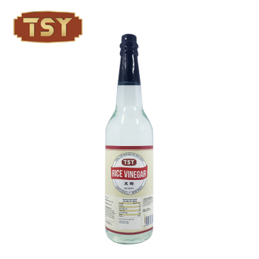 625ml Glass Bottle Fermented Cooking White Rice Vinegar for Salad