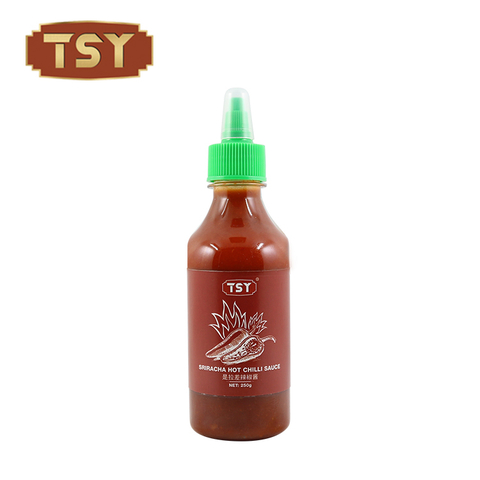 Restaurant Style Plastic Bottle Extra Hot Sriracha Chilli Sauce for Dipping