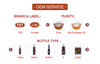 625ml Glass Bottle Roasted Edible Black Blened Sesame Oil for Cooking